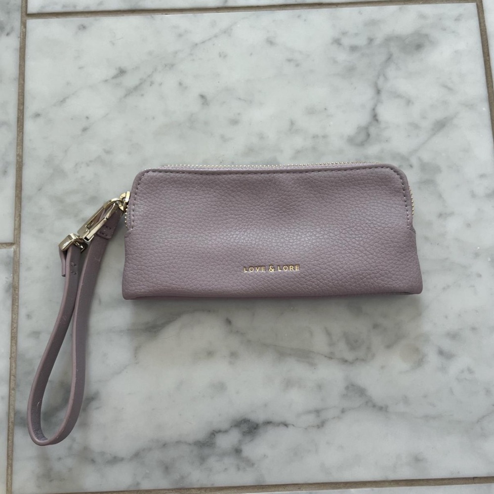 Love&lore Soft Purple Wristlet Clutch